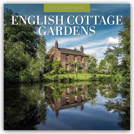 Robin Red: English Cottage Gardens - Englische Cottage-Gärten 2026 - 16-Monatskalender, Kalender
