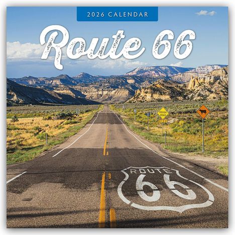 Robin Red: Route 66 2026 - 16-Monatskalender, Kalender