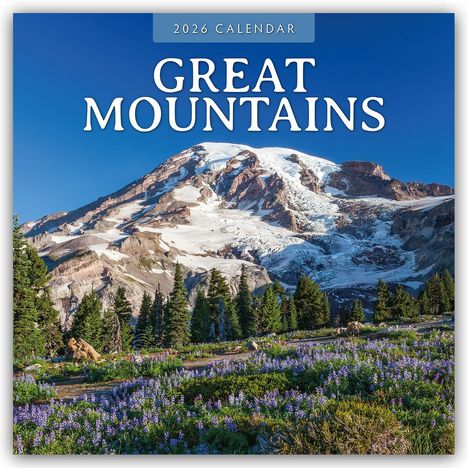 Robin Red: Great Mountains - Die höchsten Berge 2026 - 16-Monatskalender, Kalender