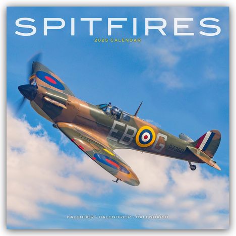 Avonside Publishing Ltd: Spitfires - Spitfire - Britisches Jagdflugzeug 2025, Kalender