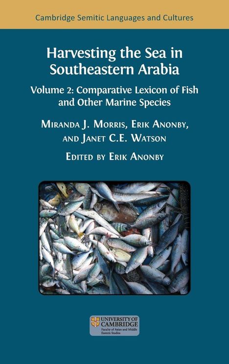 "Harvesting the Sea in Southeastern Arabia", Band 2, über Fischlexikone. Bild zeigt viele gefangene Fische.