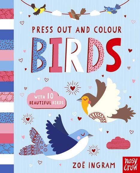 Press Out and Colour: Birds, Buch