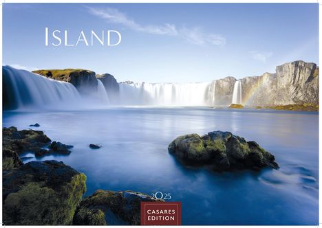 Island 2025 L 35x50cm, Kalender