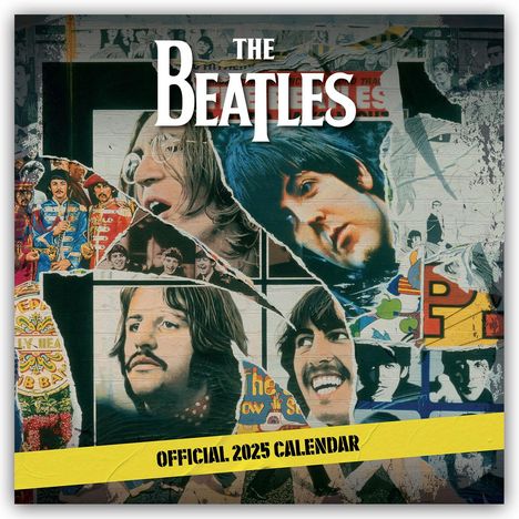 Danilo Promotion Ltd: The Beatles - Die Beatles 2025 - Wandkalender, Kalender