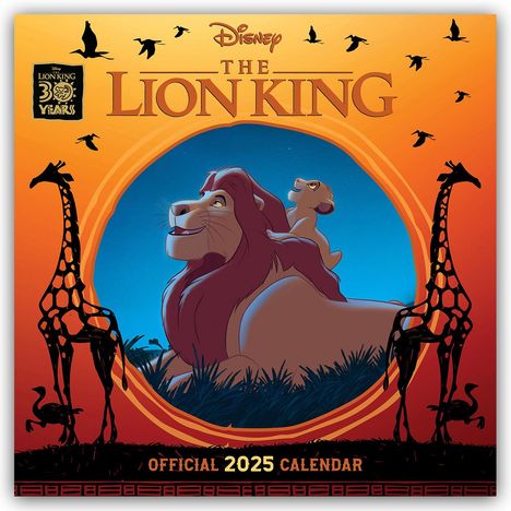 Disney The Lion King - Der König der Löwen - Offizieller Kalender 2025 - Wandkalender, Kalender