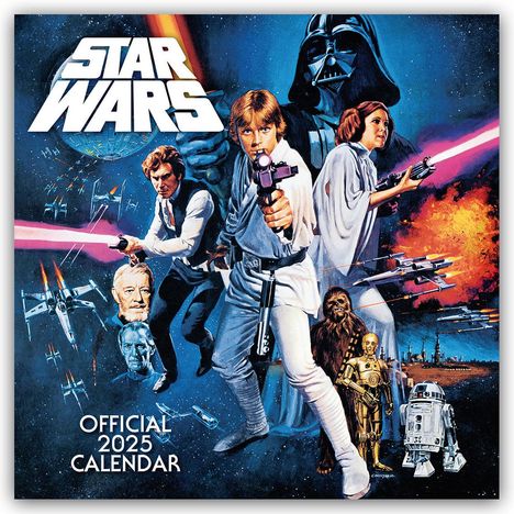 Danilo Promotion Ltd: Star Wars - Official 2025 - Wandkalender, Kalender