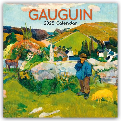 The Gifted Stationery Co. Ltd: Paul Gauguin 2025 - 16-Monatskalender, Kalender