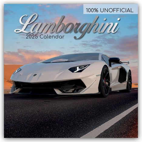 The Gifted Stationery Co. Ltd: Lamborghini 2025 - 16-Monatskalender, Kalender