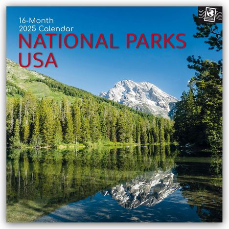 Gifted Stationery Co. Ltd: National Parks USA 2025 - 16-Monatskalender, Kalender