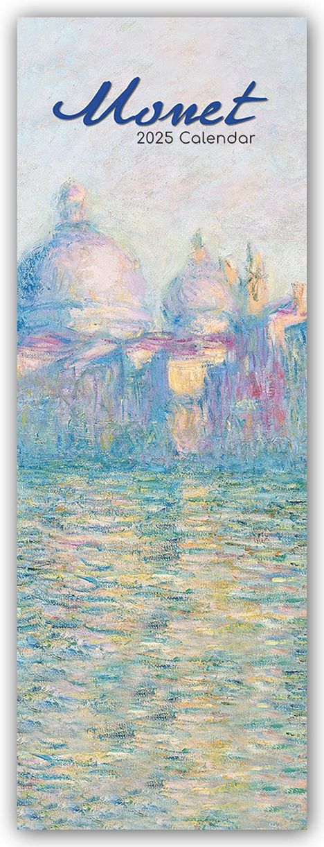 Gifted Stationery Co. Ltd: Monet - Claude Monet - Slimline-Kalender 2025, Kalender