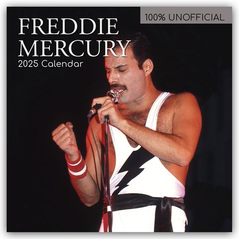 Freddie Mercury 2025 - 16-Monatskalender, Kalender