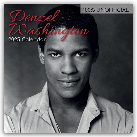 Denzel Washington 2025 - 16-Monatskalender, Kalender