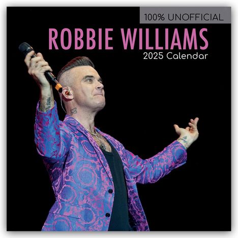 Robbie Williams 2025 - 16-Monatskalender, Kalender