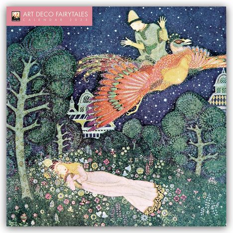 Tree Flame: Art Déco Fairytales - Art Déco Märchen 2025, Kalender