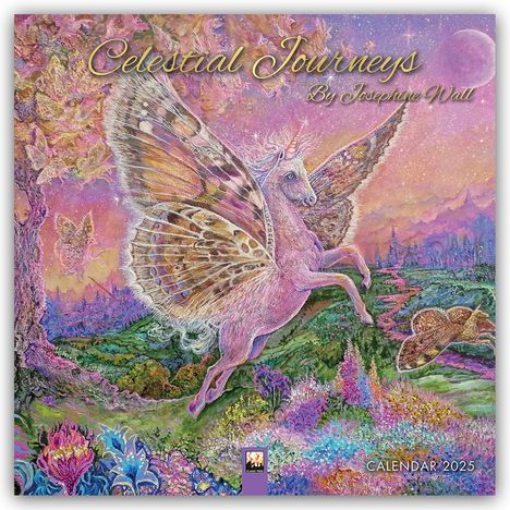 Tree Flame: Celestial Journeys by Josephine Wall - Himmlische Reisen von Josephine Wall 2025, Kalender