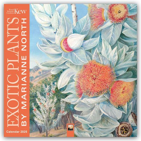 Kew Gardens: Exotic Plants by Marianne North Wall Calendar 2025 (Art Calendar), Kalender