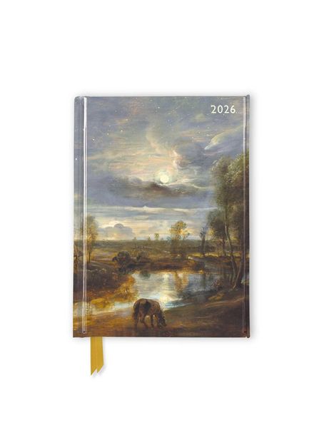 Tree Flame: The Courtauld - Landschaften im Mondlicht - Taschenkalender 2026, Kalender