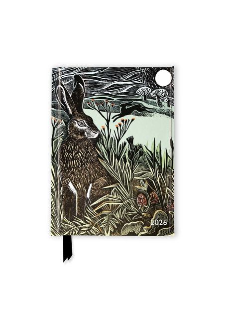 Tree Flame: Angela Harding - Versteckte Hasen - Taschenkalender 2026, Kalender