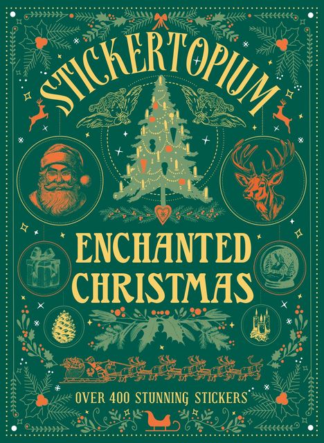 Design Eye: Stickertopium: Enchanted Christmas, Buch