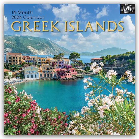 Gifted Stationery Co. Ltd: Greek Islands - Griechische Inseln 2026 - 16-Monatskalender, Kalender