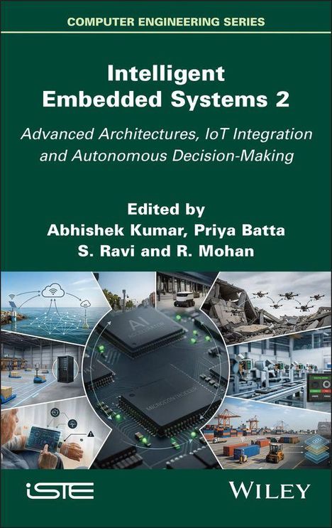 "Intelligent Embedded Systems 2" von Abhishek Kumar et al. zeigt KI-Chips und Technologiebilder.