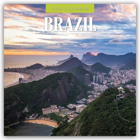 Robin Red: Brazil - Brasilien 2026 - 16-Monatskalender, Kalender