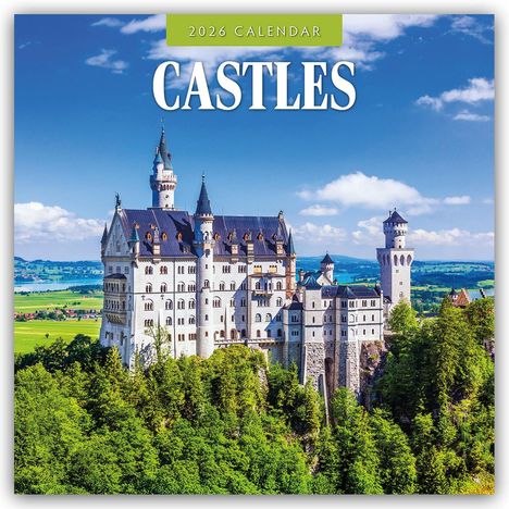 Robin Red: Castles - Burgen - Schlösser 2026 - 16-Monatskalender, Kalender