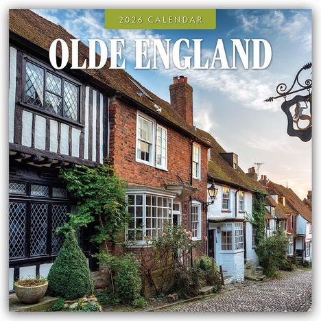 Robin Red: Olde England - Historisches England 2026 - 16-Monatskalender, Kalender