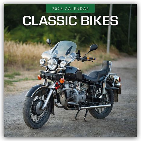 Robin Red: Classic Bikes - Klassische Motorräder 2026 - 16-Monatskalender, Kalender