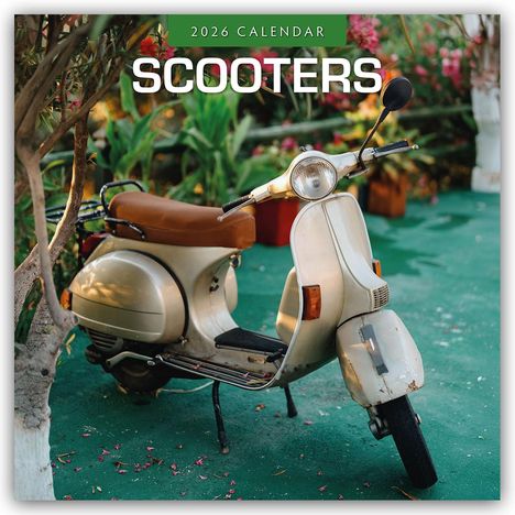 Robin Red: Scooters - Motorroller 2026 - 16-Monatskalender, Kalender