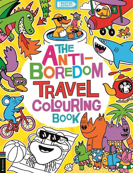 Chris Dickason: The Anti-Boredom Travel Colouring Book, Buch