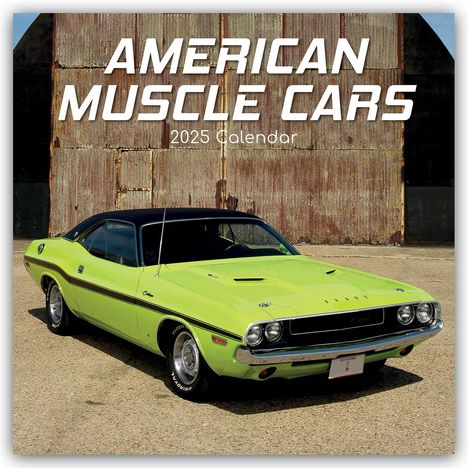 Gifted Stationery: American Muscle Cars - Amerikanische Muscle-Cars 2025 - 16-Monatskalender, Kalender