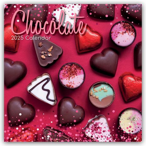 The Gifted Stationery Co. Ltd: Chocolate - Schokoloade 2025 - 12-Monatskalender, Kalender