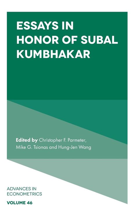 Christopher F Parmeter: Essays in Honor of Subal Kumbhakar, Buch