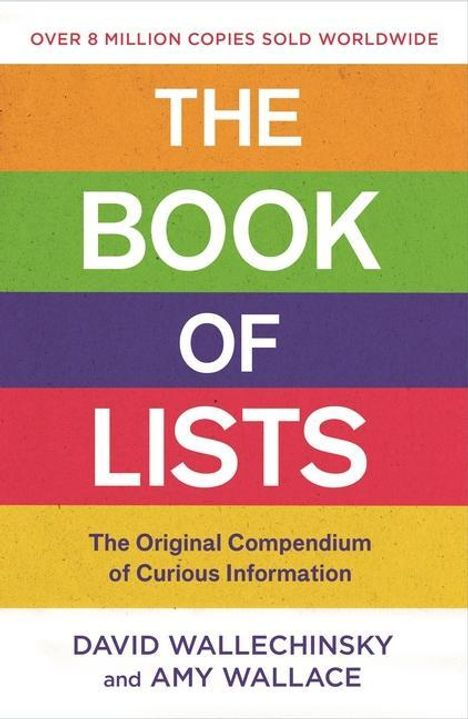 David Wallechinsky: The Book of Lists: The Original Compendium of Curious Information, Buch