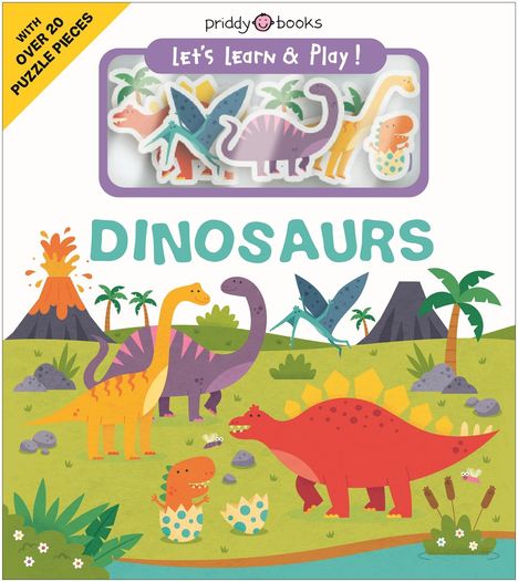 Roger Priddy: Let's Learn &amp; Play Dinosaurs, Buch