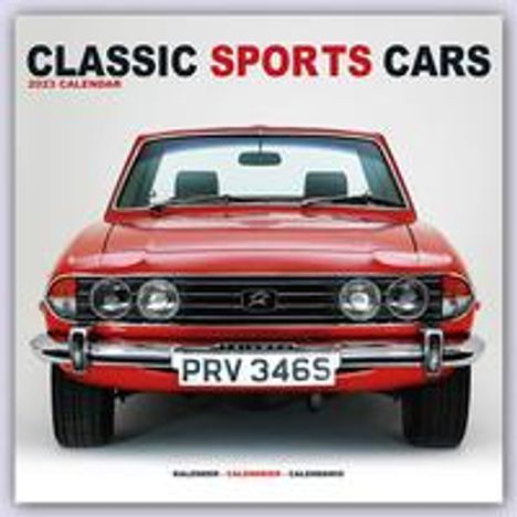 Classic Sports Cars - Sportwagen-Oldtimer 2023 - 16-Monatska, Kalender