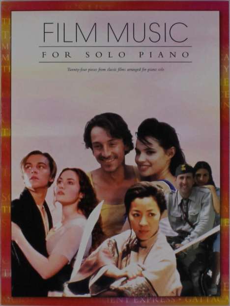Film Music For Solo Piano, Noten