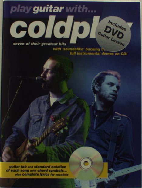 Coldplay: Play Guitar With... Coldplay Dvd Edition Tab Bk / Cd / Dvd, Noten