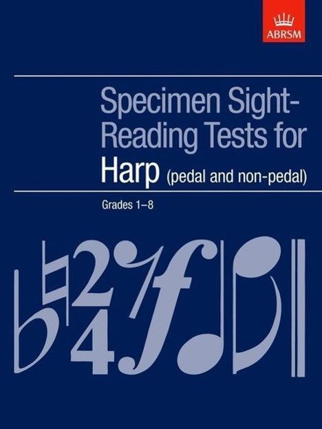 Specimen Sight-Reading Tests for Harp Grades 1-8 (pedal and non-pedal), Noten