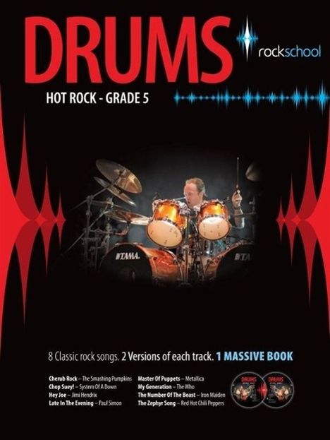 Rockschool Hot Rock Drums Grade 5, Noten