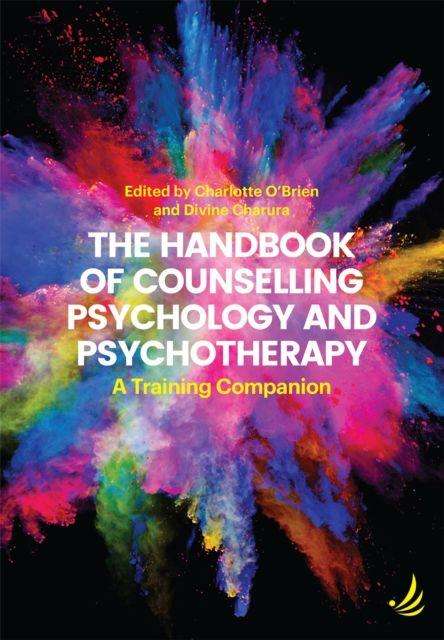 Titel: "THE HANDBOOK OF COUNSELLING PSYCHOLOGY AND PSYCHOTHERAPY". Bunte Farbexplosion im Hintergrund.