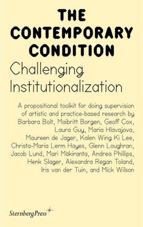 Challenging Institutionalization, Buch