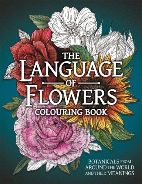 Stratten Peterson: The Language of Flowers Colouring Book, Buch