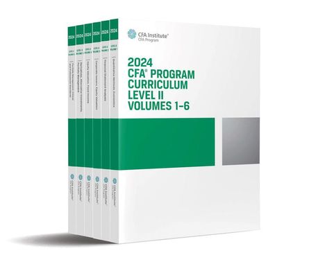 Cfa Institute: 2024 CFA Program Curriculum Level II Box Set, Buch