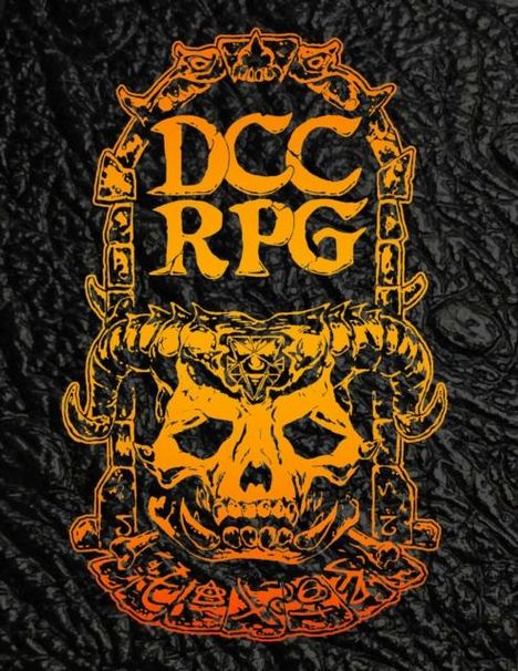 Joseph Goodman: Dungeon Crawl Classics Core Rulebook-Demon Skull Monster Hide Edition, Buch