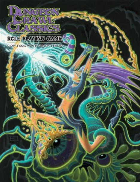 Joseph Goodman: Dungeon Crawl Classics Core Rulebook-Erol Otus Cover, Buch