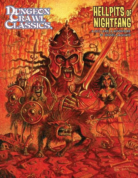 Jennell Jaquays: Hellpits of Nightfang (DCC), Buch