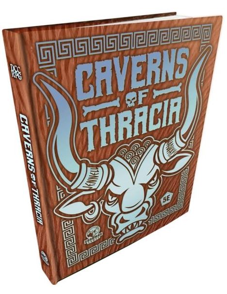 Chris Doyle: The Caverns of Thracia (5E) Minotaur Hide Cover, Buch