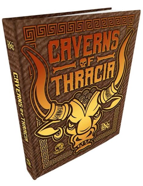 Bob Brinkman: The Caverns of Thracia (DCC RPG) Minotaur Hide Cover, Buch